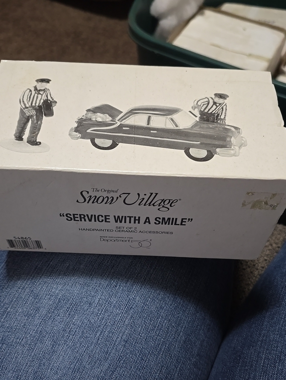 The Original Snow Village "Service With A Smile" Ceramic. Dept 56